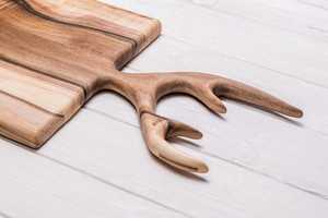 Planche à découper en bois 100% en forme de rectangle de qualité supérieure Taille personnalisable durable allant au lave-vaisselle pour une utilisation en cuisine - Product Image 2