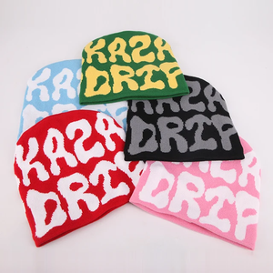 Fabricant quantité minimale de commande bas Bonnets personnalisés avec logo jacquard personnalisé et intérieur doublé en satin entièrement personnalisés - Product Image 4