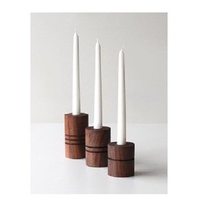 Bougeoir en bois au design personnalisé avec bougeoir en bois de grande taille avec pièce de la meilleure qualité et design unique - Product Image 3