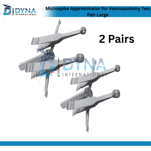 ชุดเครื่องมืออัตราเซียไมโครสไปค์สแตนเลสสองคู่ขนาดใหญ่สำหรับ vasovasostomy - Product Image 4