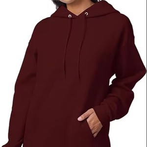 Sudaderas Casuales de Invierno para Hombre, Color Sólido, Poliéster/Algodón, Felpa, Corte Regular con Diseño de Bolsillo, Ecológicas, de Secado Rápido y Transpirables - Product Image 1