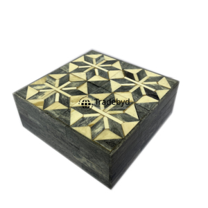 Modern Art Resin Inlay <b>Box</b> for Jewelry Storage Unique Gifting Option for Homes by Tradebyd - Product Image 1