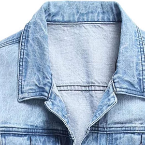 Chaqueta Vaquera de Alta Calidad para Hombre, Nueva Moda Primavera, Estilo Urbano, Tallas Grandes, con Cierre de Cremallera, Reversible e Impermeable - Product Image 3