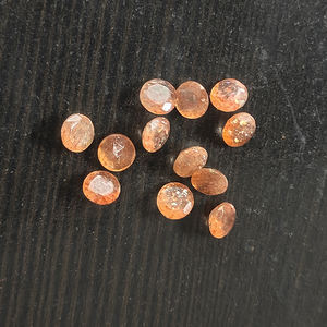 หินดวงอาทิตย์ธรรมชาติ12ชิ้น5มม. พลอยสีส้ม4.85ซม. ตัดเรา $3.88ทั้งหมดลดยอดขาย Iroc - Product Image 5