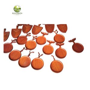 Escultura Decorativa de Pez de Madera Pintada a Mano con Acrílico, Artesanía de Madera, Decoración del Hogar Estilo Costero, Artículo de Regalo Personalizado - Product Image 6