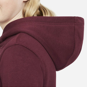 OEM Custom Youth <b>Hoodie</b> <b>Burgundy</b> Maroon Fleece Pullover Kids Sweatshirt Drawstring Free Safety Design Factory Wholesale Low MOQ - Product Image 4