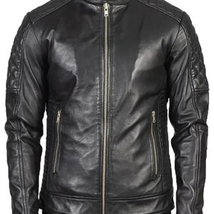แจ็กเก็ตหนังสำหรับผู้ชายแจ็กเก็ตหนังแฟชั่นผลิตจากประเทศปากีสถาน - Product Image 1