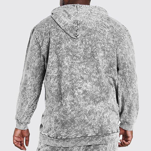 Custom Logo Print Lightweight Plus Size Casual Tracksuit <b>Sweatpants</b> Set High Quality Men's Jogger Hoodie <b>Wholesale</b> - Product Image 4