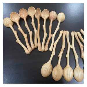 Handcrafted <b>Wooden</b> Spoons From Vietnam Sustainable <b>Cooking</b> <b>Utensils</b> Made From Natural Wood for Eco-Friendly Kitchen Use - Product Image 3