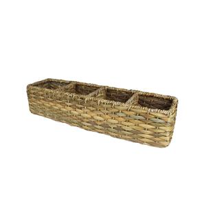 Factory Wholesale Hand Woven Natural Color Jute Rice straw <b>Seagrass</b> Storage <b>Baskets</b> Toilet Paper Organizer <b>Basket</b> for Bathroom - Product Image 3