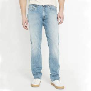 2025 Offre Spéciale Jeans Hommes Coton Élastique Droit Bleu Clair Régulier/Slim Fit Stretched Denim Jean Pantalon Du Pakistan - Product Image 1