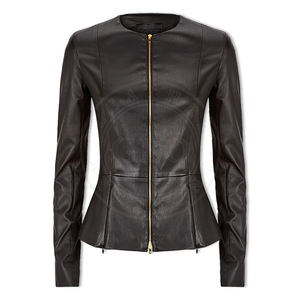 Chaquetas de cuero personalizadas para mujer, moda - Product Image 1