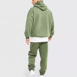 Survêtement de Jogging épais et lourd pour homme, Logo personnalisé, 100% coton - Product Image 2