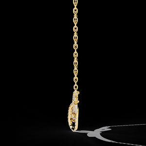 Lujo clásico 14K oro laboratorio cultivado diamante collar CVD HPHT joyería accesorio - Product Image 4