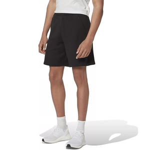 High Quality <b>Men's</b> Black Fleece Jogging <b>Running</b> <b>Shorts</b> Casual Wear with Side Two Eco-Friendly Eco-Pockets Solid Pattern - Product Image 1