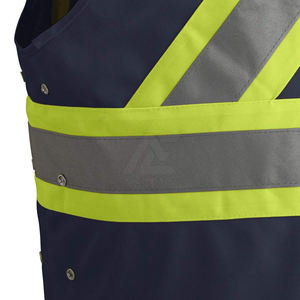 Chaleco de Seguridad Reflectante de Alta Visibilidad Personalizable con Logotipo para Trabajos de Construcción - Product Image 5