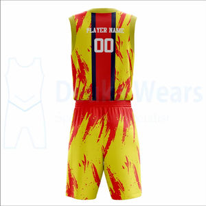 Uniformes de Baloncesto al por Mayor, Tallas Grandes, Transpirables, 100% Poliéster, Técnicas de Sublimación, Logotipo del Equipo Bordado Personalizado - Product Image 2