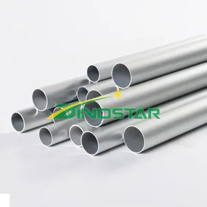 Top ranking aluminium round tubes with various surface treatment of mill finish, anodizing, powder coating