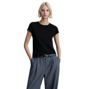 Camiseta teñida Lisa informal de gran venta, vestido de mujer, camisetas con logotipo personalizado, camiseta de gran tamaño para mujer - Product Image 1