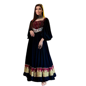 Bán Buôn Giá Quần Áo Nhà Sản Xuất Của Từ Pakistan Tùy Chỉnh Thêu Thiết Kế Afghanistan Kuchi Tribal Vintage Dresses Cho Phụ Nữ - Product Image 1