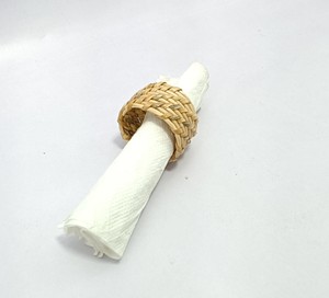 Anneaux de serviette ronds en résine écologiques de style classique pour la cuisine et la restauration, finition polie - Product Image 3