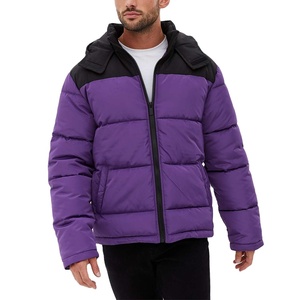 Service OEM, nouvelle veste d'hiver matelassée en duvet pour homme, fabricant d'usine, streetwear, impression personnalisée, veste matelassée de qualité - Product Image 1