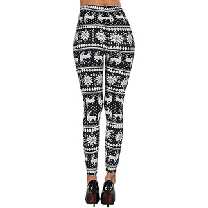 กางเกงเลคกิ้งสำหรับผู้หญิง,กางเกงโยคะใส่เล่นกีฬาทำจากผ้าสแปนเด็กซ์โพลีเอสเตอร์ผลิตจากปากีสถาน - Product Image 2