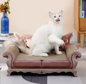 Alta Qualidade Cat Scratcher Sofá Cat Coçar Board Montado Durável e Resistente ao Desgaste