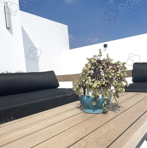 أريكة أريكة من اطقم مقطعية من اطارات الحديقة - Product Image 6