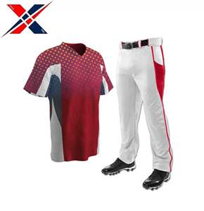 Nouvel arrivage d'uniforme de baseball professionnel Tissu polyester Vente en gros Meilleure vente Équipe de baseball Porter Utilisation - Product Image 2