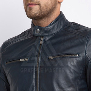 Veste en cuir de vache pour homme, best-seller, service OEM, imperméable, coupe-vent, haute qualité, nouvelle arrivée, dernier style pour l'hiver - Product Image 6
