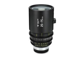 Objectif zoom cinéma Tokina Cinema 25-75 mm T2.9 avec monture EF, capteur CMOS, F2.9, lampe LED intégrée - Product Image 1