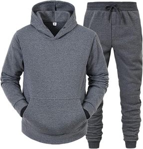 Survêtement décontracté et solide pour hommes, concevez votre propre photo ou logo, sweat à capuche personnalisé, pantalon de jogging, ensemble sweat-shirt à fermeture éclair à la mode personnalisé - Product Image 5