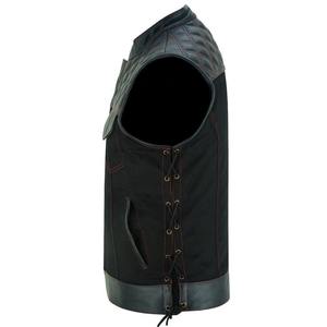 Chaleco de cuero de vaca real para hombre de nuevo estilo, Chaleco de cuero genuino de diseño personalizado para hombre - Product Image 5