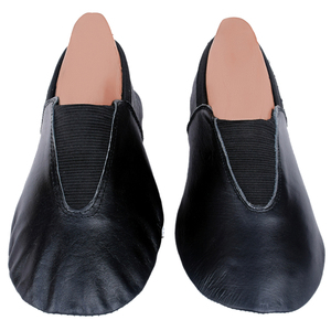 รองเท้ากีฬายิมนาสติกหนังสั่งทำสีและขนาดได้ตามต้องการ ดีไซน์ OEM สำหรับผู้หญิง ราคาขายส่ง สีพื้น ขายดี - Product Image 2