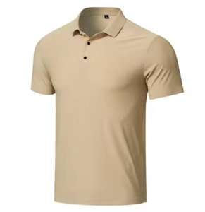 Polo de golf de poliéster de alta calidad personalizable para hombre con logotipo bordado - Product Image 1