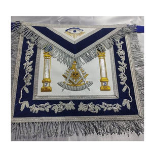 Regalia maçonnique Tablier de past maître en fil de bullion doré et argenté de qualité supérieure ROYAL ARCH TABIER DE PAST PRÊTRES GÉNÉRAUX de qualité supérieure 2026 - Product Image 1