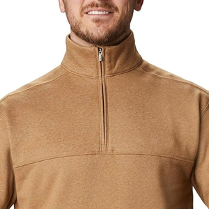 2025 sweat-shirts Logo personnalisé quart fermeture éclair chemises coton polaire plaine mode hiver hauts quart zip sweats pour hommes OEM - Product Image 5