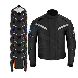 Chaqueta de Motociclista Impermeable para Hombre, Estilo Racing, de Cordura, para Motociclistas, Color Negro - Product Image 1