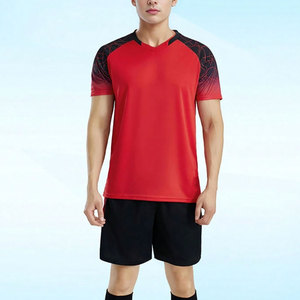 Directo de fábrica, alta calidad, diseño de sublimación, conjuntos de uniformes de entrenamiento de fútbol para adultos, nombre personalizado, camiseta de fútbol, camiseta de fútbol - Product Image 4