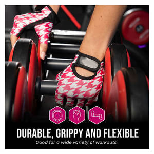 Venta al por mayor de nuevo diseño de medio Dedo de neopreno guantes de levantamiento de pesas guantes de entrenamiento - Product Image 5