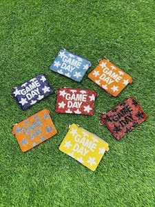 กระเป๋าใส่เหรียญผ้าฝ้ายประดับลูกปัดหลากสีทำมือสำหรับวัยรุ่น กระเป๋าผ้าสั่งทำพิเศษ ซิปปิด กระเป๋าใส่เงินเด็ก ขายส่ง - Product Image 4