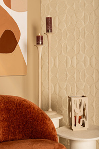 Bougeoir enduit de poudre de qualité supérieure pour la décoration de jardin et de fête de Noël Bougeoir fait à la main en aluminium Pilier Lot de 2 - Product Image 6