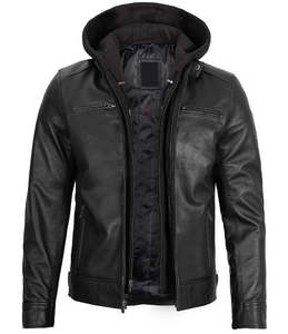 Chaqueta de Motocicleta Unisex de Cuero Resistente al Viento, Nueva Tendencia 2026, Fabricación Personalizada OEM ODM al por Mayor - Product Image 3