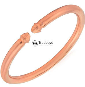 Bracelets en cuivre finition antique unisexe de qualité supérieure, style tendance, sertissage à bélière, plusieurs tailles pour collection ou cadeau par Tradebyd - Product Image 3