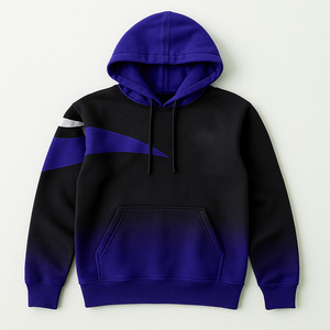 Vente en gros de sweats à capuche à impression bouffante surdimensionnés personnalisés pour hommes sweats à capuche respirants sweats à capuche à séchage rapide - Product Image 1