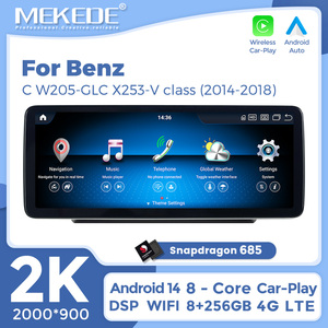 MEKEDE AUTO Android Lecteur DVD <span class=keywords><strong>de</strong></span> voiture Navigation Multimédia Stéréo Car-play pour Benz C W205-GLC Classe X253-V (2014-2018) NTG 5.0 - Product Image 2