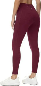 Meilleure vente Leggings de fitness élastiques en pur coton pour femmes taille haute personnalisés avec logo vêtements minces pour femmes - Product Image 5