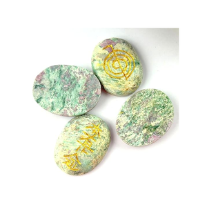 ชุดสัญลักษณ์ Usui reiki ทับทิม zoisite กับ Usui reiki ชุดสัญลักษณ์หินธรรมชาติรักษาอัญมณีคริสตัล - Product Image 5