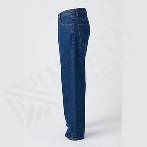 กางเกงยีนส์ผู้ชายดีไซน์ใหม่ คุณภาพเยี่ยม สีพื้นเรียบ รับผลิตตามสีที่ต้องการ ราคาขายส่ง กางเกงฟิตเนส สำหรับขายออนไลน์ บริการ OEM - Product Image 3